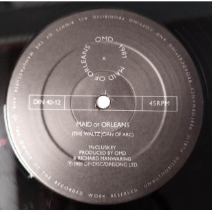 Orchestral Manoeuvres in the Dark ( OMD )- Maid Of Orleans 1981 UK 12" Single Vinyl LP Limited Edition, Coin Design Foil Sleeve ***READY TO SHIP from Hong Kong***